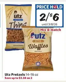 Winn Dixie Utz Pretzels offer
