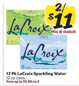 Winn Dixie LaCroix Sparkling Water offer
