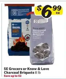 Winn Dixie SE Grocers or Know & Love Charcoal Briquets offer