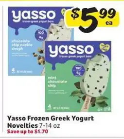 Winn Dixie Yasso Frozen Greek Yogurt Novelties offer
