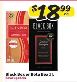 Winn Dixie Black Box or Bota Box offer
