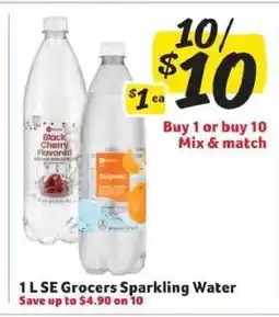 Winn Dixie 1 L SE Grocers Sparkling Water offer