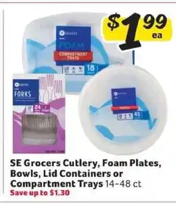 Winn Dixie SE Grocers Cutlery, Foam Plates, Bowls, Lid Containers or Compartment Trays offer