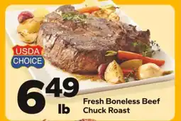 Save a Lot Fresh Boneless Beef Chuck Roast offer