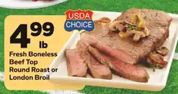 Save a Lot Fresh Boneless Beef Top Round Roast or London Broil offer