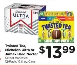 Kroger Twisted Tea, Michelob Ultra or Jumex Hard Nectar offer