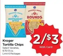 Kroger Kroger Tortilla Chips offer