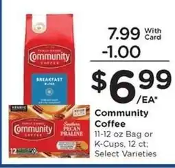 Kroger Community Coffee offer