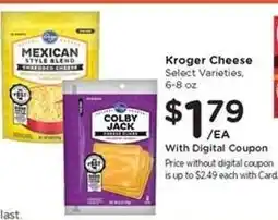 Kroger Kroger Cheese offer