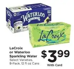 Kroger LaCroix or Waterloo Sparkling Water offer