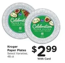 Kroger Kroger Paper Plates offer
