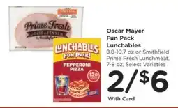Kroger Oscar Mayer Fun Pack Lunchables offer