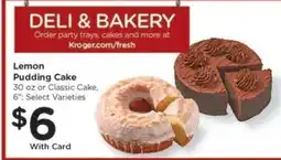 Kroger Lemon Pudding Cake offer