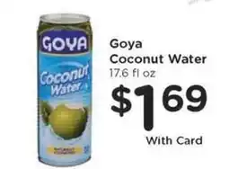 Kroger Goya Coconut Water offer