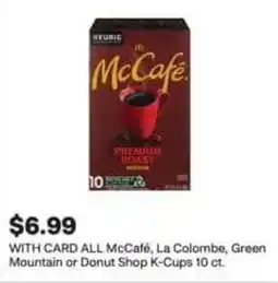 CVS McCafé, La Colombe, Green Mountain or Donut Shop K-Cups offer