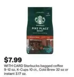 CVS Starbucks bagged coffee offer