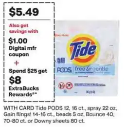 CVS Tide Pods offer