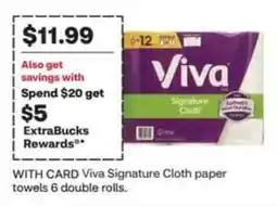 CVS Viva Signature Cloth paper towels offer