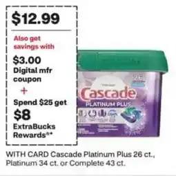 CVS Cascade Platinum Plus offer