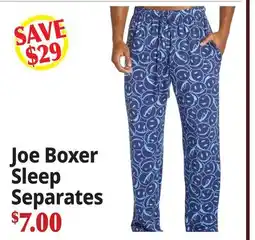 Ocean State Job Lot Joe Boxer Sleep Separates offer