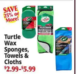 Ocean State Job Lot Turtle Wax Sponges Towels & Cloths offer