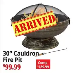 Ocean State Job Lot 30 Cauldron Fire Pit offer