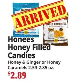Ocean State Job Lot Honees Honey Filled Candies offer