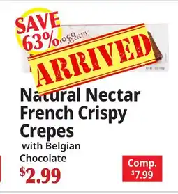 Ocean State Job Lot Natural Nectar French Crispy Crepes offer