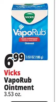 Ocean State Job Lot Vicks VapoRub Ointment offer