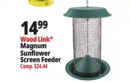 Ocean State Job Lot Wood Link Magnum Sunflower Screen Feeder offer