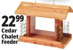 Ocean State Job Lot Cedar Chalet Feeder offer