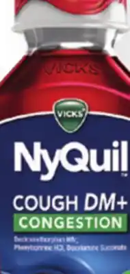 Ocean State Job Lot Vicks NyQuil Cough DM+ Congestion Relief Maximum Strength offer