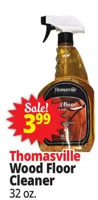 Ocean State Job Lot Thomasville Wood Floor Cleaner offer