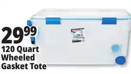 Ocean State Job Lot 120 Quart Wheeled Gasket Tote offer