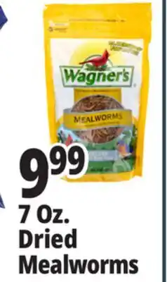Ocean State Job Lot Wagner's Bird Meal Worms 7oz offer