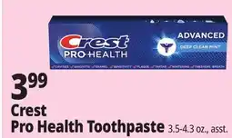 Ocean State Job Lot Crest Pro Health Toothpaste offer