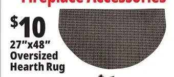 Ocean State Job Lot Oversized Hearth Rug 27 x 48 offer
