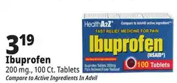 Ocean State Job Lot Ibuprofen 200 mg Tablets 100 Count offer