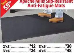 Ocean State Job Lot Apache Mills Slip-Resistant Anti-Fatigue Mats offer