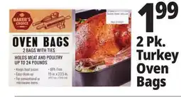 Ocean State Job Lot 2 Pk. Turkey Oven Bags offer