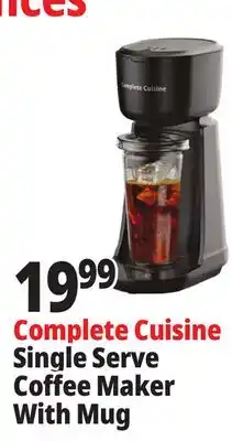 Ocean State Job Lot Complete Cuisine Single Serve Coffee Maker With Mug offer