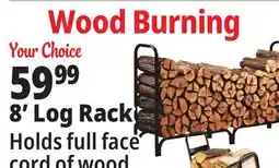 Ocean State Job Lot Outdoor Firewood Log Rack 8' offer