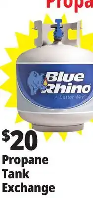 Ocean State Job Lot Blue Rhino Propane Tank Exchange offer