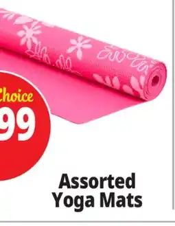 Ocean State Job Lot Maximo Fitness Black Exercise Mat with Strap 10mm offer