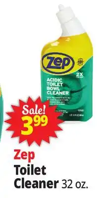 Ocean State Job Lot ZEP Acidic Toilet Bowl Cleaner 32 oz offer