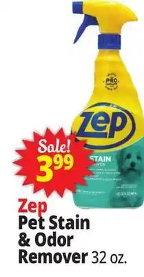 Ocean State Job Lot ZEP Pet Stain and Odor Remover 32 oz offer