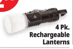 Ocean State Job Lot 4 Pk. Rechargeable Lanterns offer