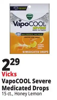 Ocean State Job Lot Vicks VapoCOOL Severe Medicated Drops offer