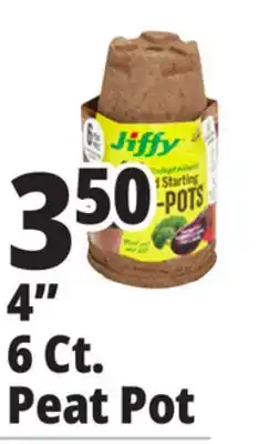 Ocean State Job Lot 4 Round Biodegradable Seed Starting Jiffy-Pots 6-pots offer