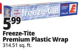 Ocean State Job Lot freeze-tite Premium Freezer Gauge Plastic Wrap 315 Sq ft offer